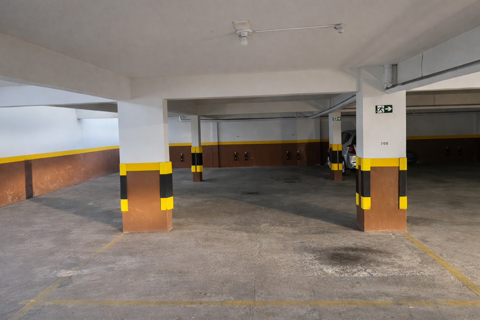 Garagem coberta