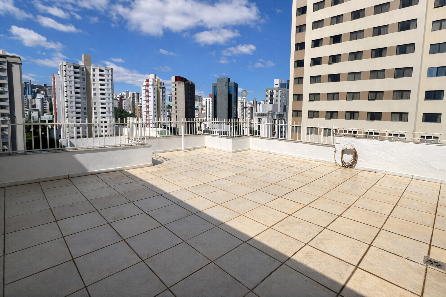Terraço com vista panorâmica